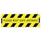 Signmission Please Keep Safe Distance Non-Slip Floor Graphic, 16in Vinyl Decal, 16" x 16", FD-C-16-99976 FD-C-16-99976 - alternate 1